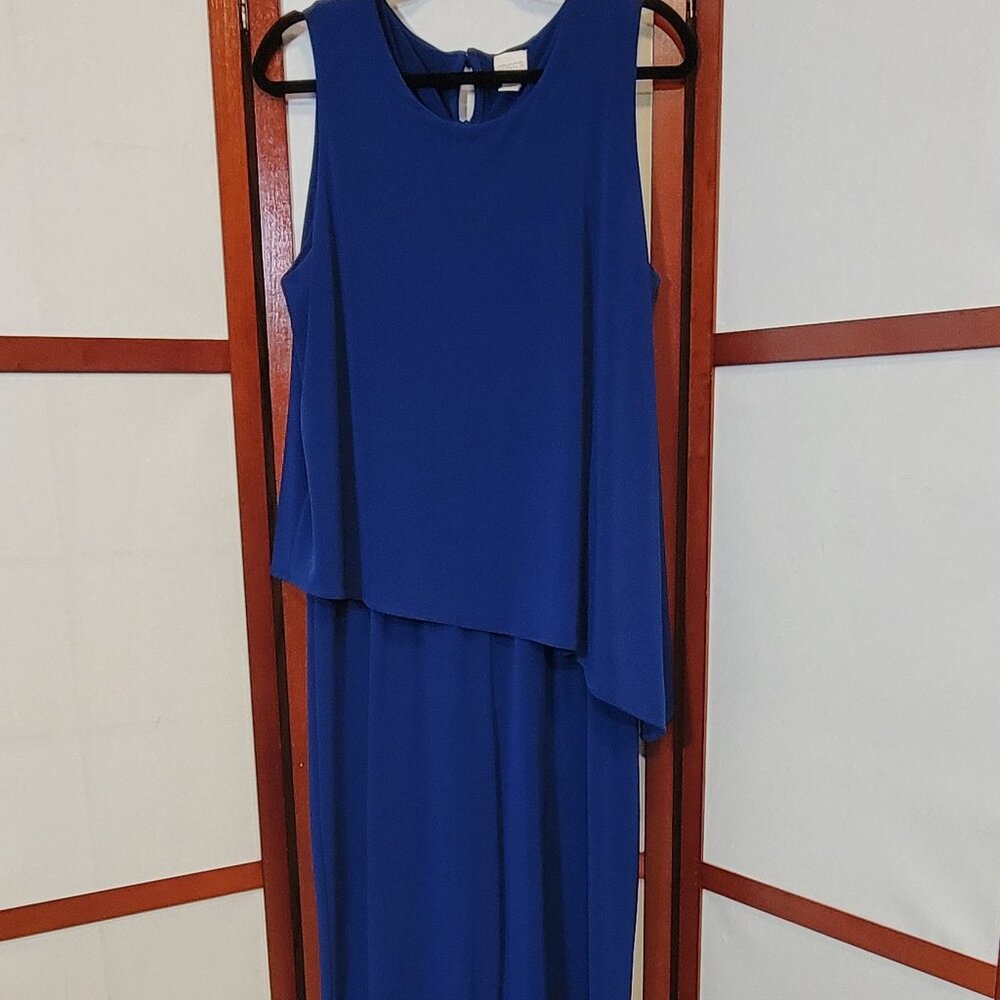 Chico's Travelers Blue Sleeveless Jumper - Size 2